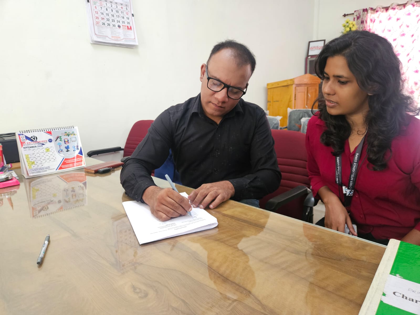 Sign-Off with Cyber Intelligence Corps and IHRD Applied Sciences,Kottarakara